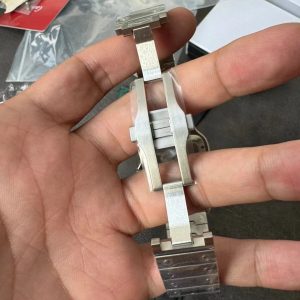 Đồng Hồ Cartier Chế Tác Santos Mặt Xanh Lá Cây Xưởng BV Tặng Dây Da (1)