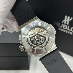 Đồng Hồ Hublot Chế Tác Big Bang Chronograph Titanium Đính Đá 1 Hàng 44mm (6)