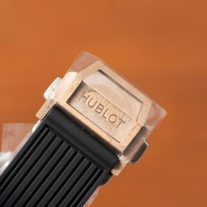 Đồng Hồ Hublot Chế Tác Big Bang King Gold Đính Đá Dây Cao Su 39mm (10)