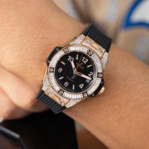 Đồng Hồ Hublot Chế Tác Big Bang King Gold Đính Full Đá 39mm (3)
