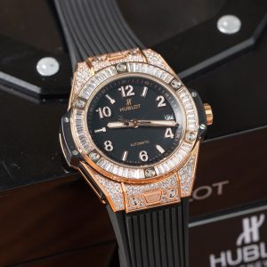 Đồng Hồ Hublot Chế Tác Big Bang King Gold Đính Full Đá 39mm (3)