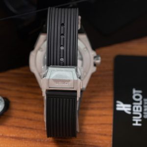 Đồng Hồ Hublot Chế Tác Big Bang Titanium Đính Đá Dây Cao Su 39mm (2)