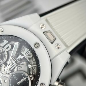 Đồng Hồ Hublot Chế Tác Big Bang Unico Gốm Trắng Xưởng BBF Cao Cấp Nhất (2)