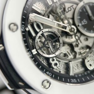 Đồng Hồ Hublot Chế Tác Big Bang Unico Gốm Trắng Xưởng BBF Cao Cấp Nhất (2)