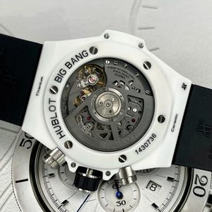 Đồng Hồ Hublot Chế Tác Big Bang Unico Gốm Trắng Xưởng BBF Cao Cấp Nhất (2)