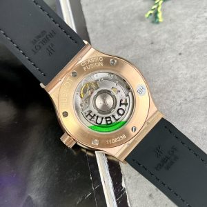 Đồng Hồ Hublot Chế Tác Classic Fusion King Gold Màu Đen Xưởng HB 42mm (1)