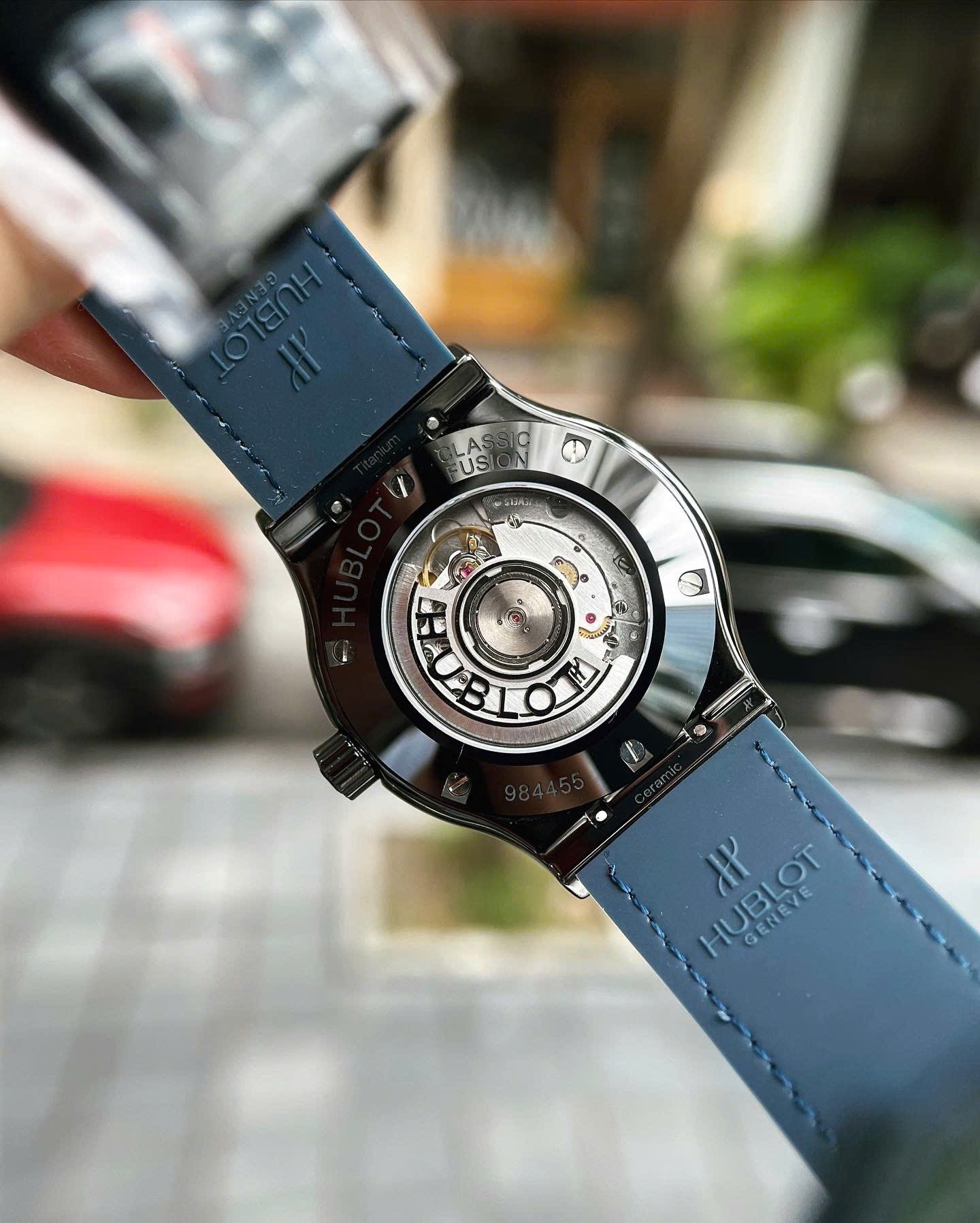 Đồng Hồ Hublot Chế Tác Vỏ Gốm Đen Màu Xanh Than Xưởng JJZ 42mm (6) Đồng Hồ Hublot Chế Tác Vỏ Gốm Đen Màu Xanh Than Xưởng JJZ 42mm (1)