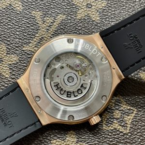 Đồng Hồ Hublot Fake Máy Nhật Miyota 8215 King Gold Đính Đá Xưởng ZF 42mm (1)