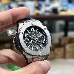 Đồng Hồ Hublot Replica Big Bang Unico Titanium Màu Đen Xưởng BBF (1)
