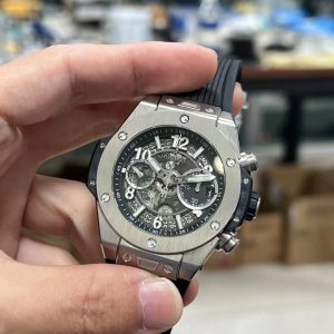 Đồng Hồ Hublot Replica Big Bang Unico Titanium Màu Đen Xưởng BBF (1)