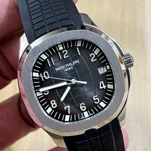 Đồng Hồ Patek Philippe Chế Tác Aquanaut 5167G Màu Đen Xưởng 3K 42mm (9)