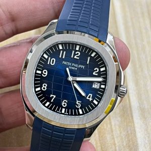 Đồng Hồ Patek Philippe Chế Tác Aquanaut 5168G Màu Xanh Dương Xưởng 3K 42mm (9)