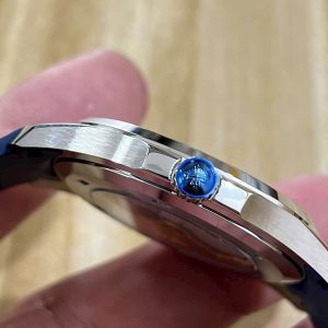 Đồng Hồ Patek Philippe Chế Tác Aquanaut 5168G Màu Xanh Dương Xưởng 3K 42mm (9)