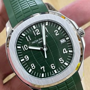 Đồng Hồ Patek Philippe Chế Tác Aquanaut 5168G Màu Xanh Lá Xưởng 3K 42mm (9)