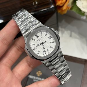 Đồng Hồ Patek Philippe Chế Tác Nautilus 5711 Mặt Số Trắng Xưởng 3K 40mm (1)