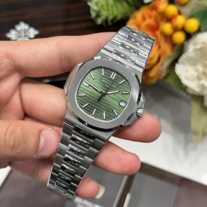 Đồng Hồ Patek Philippe Chế Tác Nautilus 5711 Mặt Xanh Lá Xưởng 3K 40mm (1)