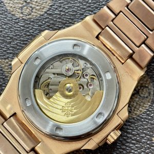 Đồng Hồ Patek Philippe Fake Máy Nhật Cọc Số Đá Đỏ Nautilus 5719 40mm (2)