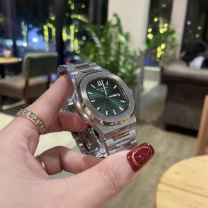 Đồng Hồ Patek Philippe Fake Máy Nhật Nautilus 5711 Mặt Xanh Lá Cây 40mm (10)