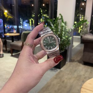 Đồng Hồ Patek Philippe Fake Máy Nhật Nautilus 5711 Mặt Xanh Lá Cây 40mm (10)