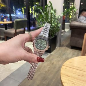 Đồng Hồ Patek Philippe Fake Máy Nhật Nautilus 5712 Mặt Xanh Lá Cây 40mm (7)