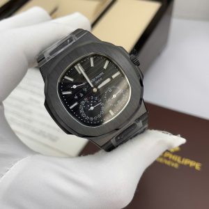 Đồng Hồ Patek Philippe Fake Máy Nhật Nautilus 5712 Màu Đen 40mm (10)