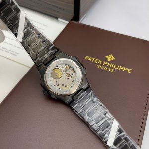 Đồng Hồ Patek Philippe Fake Máy Nhật Nautilus 5712 Màu Đen 40mm (10)