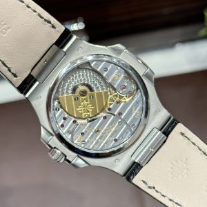 Đồng Hồ Patek Philippe Nautilus 5724G Nam Đính Đá Dây Da Xưởng GR 40mm (2)