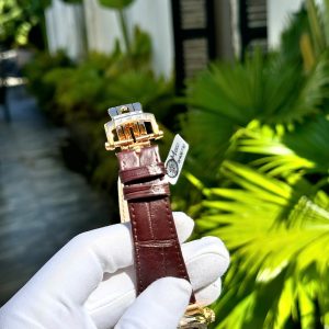 Đồng Hồ Patek Philippe Nautilus 5724R Phủ Vàng 18K Đính Đá Moissanite 40mm (1)