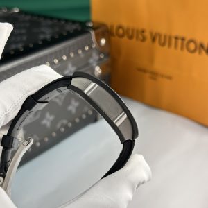 Đồng Hồ Richard Mille Chế Tác RM07 Carbon Đen Dây Cao Su Nữ 32x46mm (9)