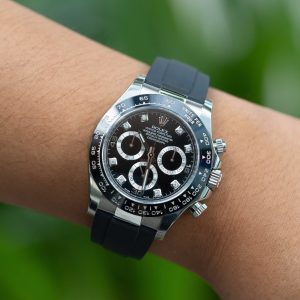 Đồng Hồ Rolex Chế Tác Daytona 116519LN Mặt Đen Cọc Số Đá Xưởng Clean 40mm (6)