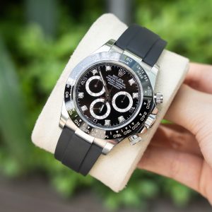Đồng Hồ Rolex Chế Tác Daytona 116519LN Mặt Đen Cọc Số Đá Xưởng Clean 40mm (6)