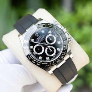 Đồng Hồ Rolex Chế Tác Daytona 116519LN Mặt Đen Cọc Số Đá Xưởng Clean 40mm (6)