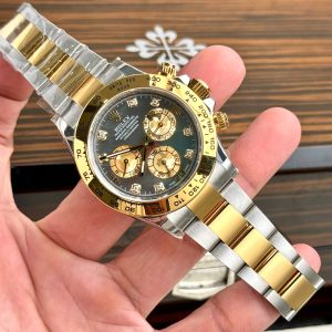 Đồng Hồ Rolex Daytona Chế Tác Mặt Số Vân Vỏ Ốc Cọc Số Moissanite Xưởng BT (6)