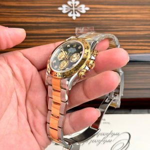 Đồng Hồ Rolex Daytona Chế Tác Mặt Số Vân Vỏ Ốc Cọc Số Moissanite Xưởng BT (6)