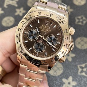 Đồng Hồ Rolex Fake Máy Nhật Cosmograph Daytona Chocolate Dial 40mm (3)