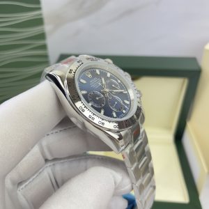 Đồng Hồ Rolex Fake Máy Nhật Cosmograph Daytona Mặt Xanh Blue 40mm (8)