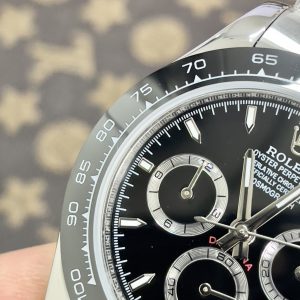 Đồng Hồ Rolex Fake Máy Nhật Daytona Mặt Đen Cọc Dạ Quang 40mm (1)