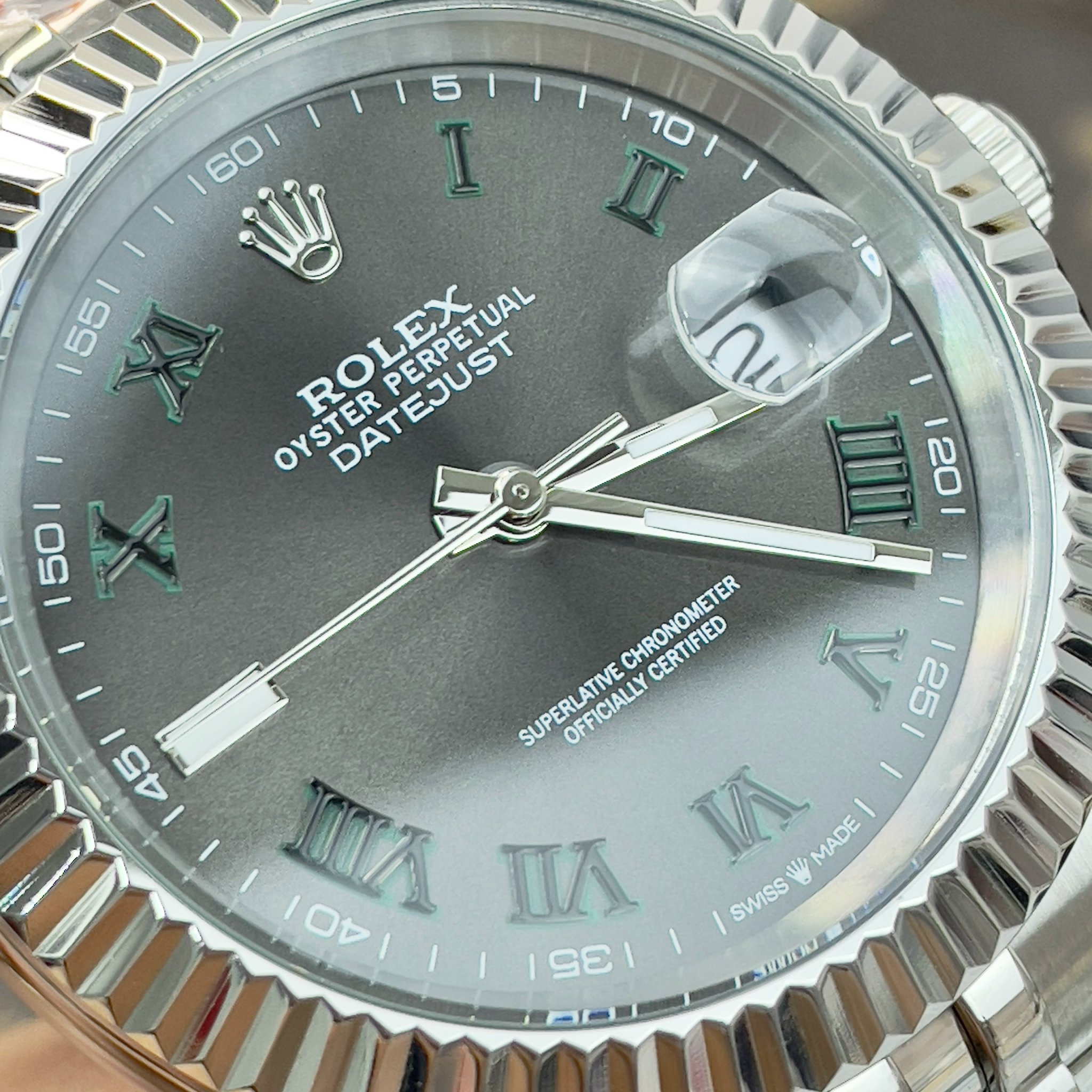 Đồng Hồ Rolex Fake Máy Nhật Mặt Wimbledon DateJust 31-36-41mm (6) Đồng Hồ Rolex Fake Máy Nhật Mặt Wimbledon DateJust 31-36-41mm (2)