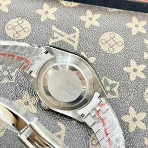 Đồng Hồ Rolex Fake Máy Nhật Thép Trắng Mặt Khảm Trai DateJust 31-36-41mm (1)