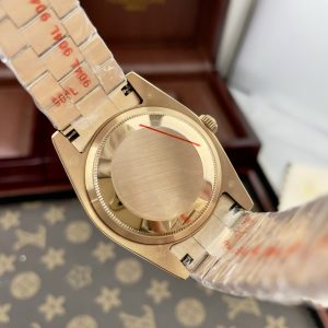 Đồng Hồ Rolex Fake Máy Nhật Vàng Hồng Mặt Chocolate DateJust 31-36-40mm (1)