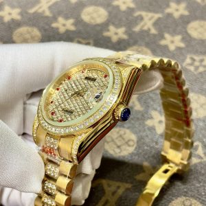 Đồng Hồ Rolex Máy Cơ Nhật Đính Đá Máy Cơ Nam Day-Date 40mm (8)