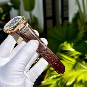 Patek Philippe Nautilus 5724R Customize Moissanite & 18K Gold Wrapped