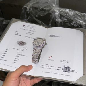 Đồng Hồ Audemars Piguet Đính Full Đá Moissanite Hong Kong Chế Tác 41mm (4)