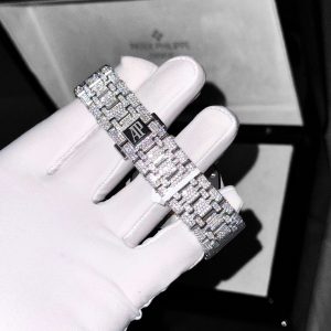 Đồng Hồ Audemars Piguet Đính Full Đá Moissanite Hong Kong Chế Tác 41mm (4)