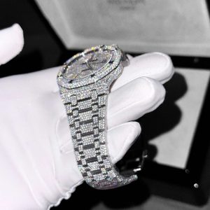 Đồng Hồ Audemars Piguet Đính Full Đá Moissanite Hong Kong Chế Tác 41mm (4)