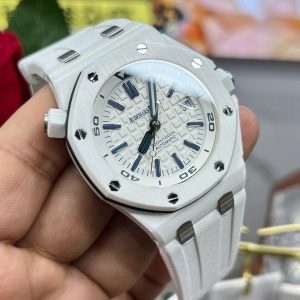 Đồng Hồ Audemars Piguet Rep 11 Royal Oak Offshore Gốm Trắng Xưởng IP 42mm (8)