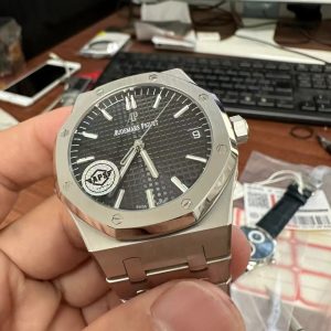 Đồng Hồ Audemars Piguet Royal Oak 15500ST Rep 11 Mặt Đen Xưởng APS 41mm (1)