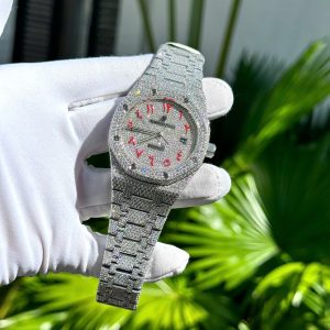 Đồng Hồ Audemars Piguet Royal Oak Chế Tác Full Đá Moissanite 41mm (1)