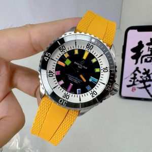 Đồng Hồ Breitling SuperOcean Automatic Cọc Số Cầu Vồng Replica 42mm (1)