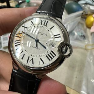 Đồng Hồ Cartier Ballon Bleu Nam Dây Da Xưởng AF Máy Cơ 42mm (1)